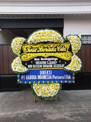 Papan Bunga Duka di Pematang Wangi